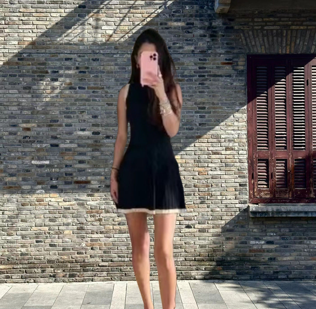 Robe femme avec détails plissés et coupe élégante en A Chic und Stil