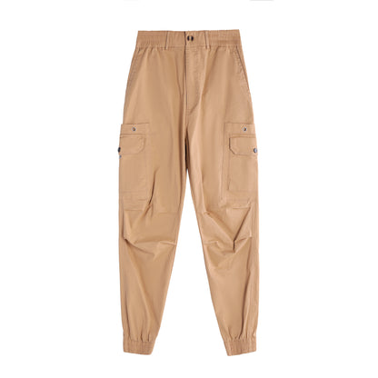 Men's cargo pants with functional pockets and elastic waist Chic und Stil