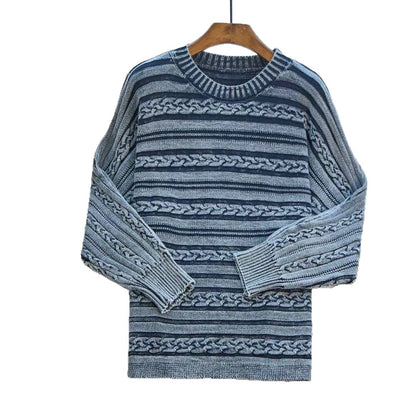 Pull en tricot pour femmes avec motif en relief et coupe décontractée Chic und Stil