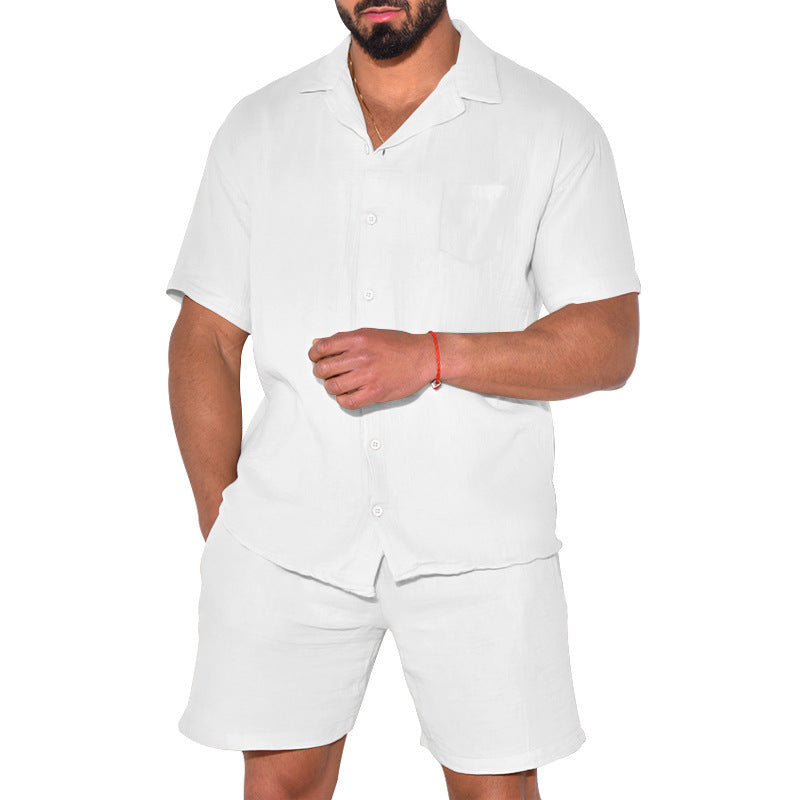 Homme ensemble de chemise à manches courtes et de shorts Chic und Stil