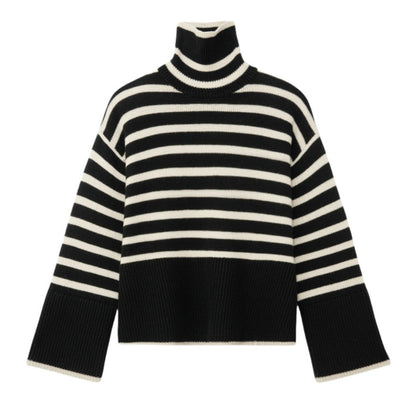 Pullover for women with turtleneck and wide sleeves Chic and Style