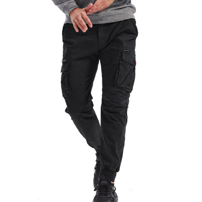 Men's cargo pants with practical pockets and elastic waistband Chic and Style