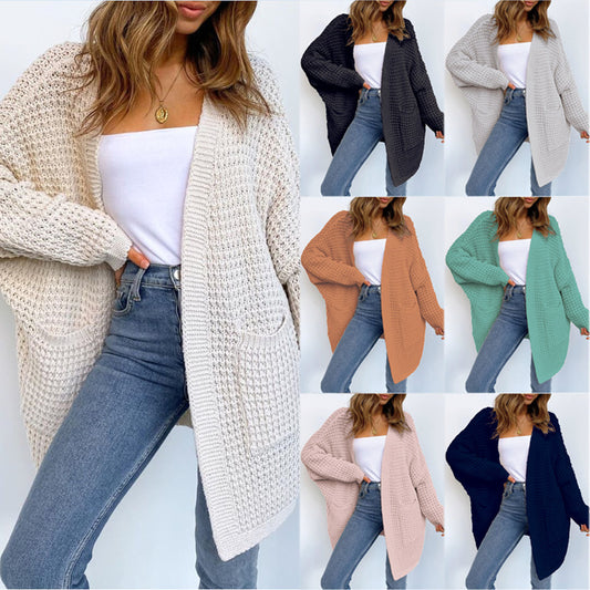 Veste en maille épaisse pour femmes avec coupe décontractée et poches pratiques Chic und Stil