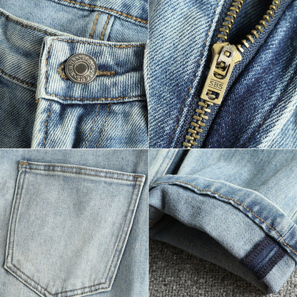 Women's denim pants with a modern slim fit, casual design and high waist Chic and Style