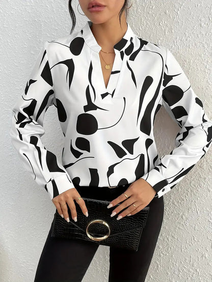 Blouse haute couture pour femmes avec motif moderne Chic und Stil