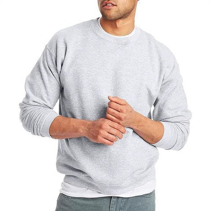 Pull-over décontracté pour hommes avec col rond et coupe ample Chic und Stil