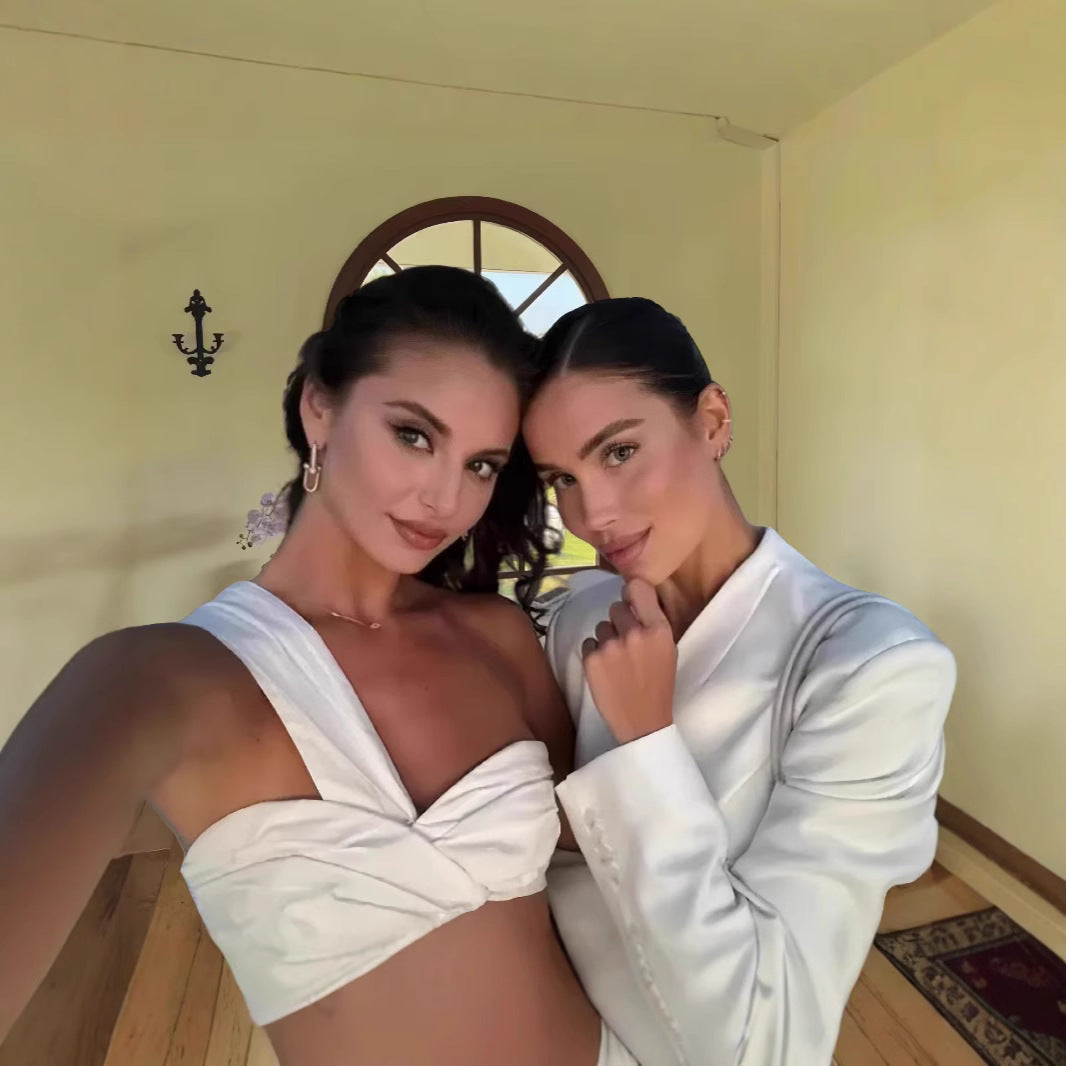 Dames Couture Blazer Chic und Stil