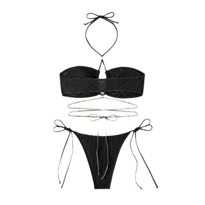 Dames Ensemble de bikini bustier stylé Chic und Stil