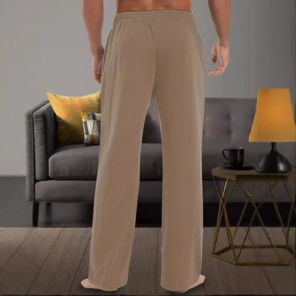 Comfortable casual pants for men with an adjustable waist and side pockets Chic and Style
