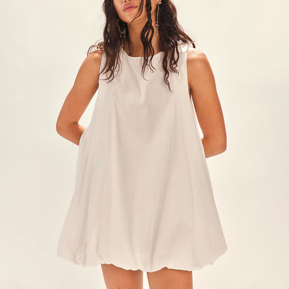 Robe babydoll décontractée pour femmes avec ourlet élastique Chic und Stil