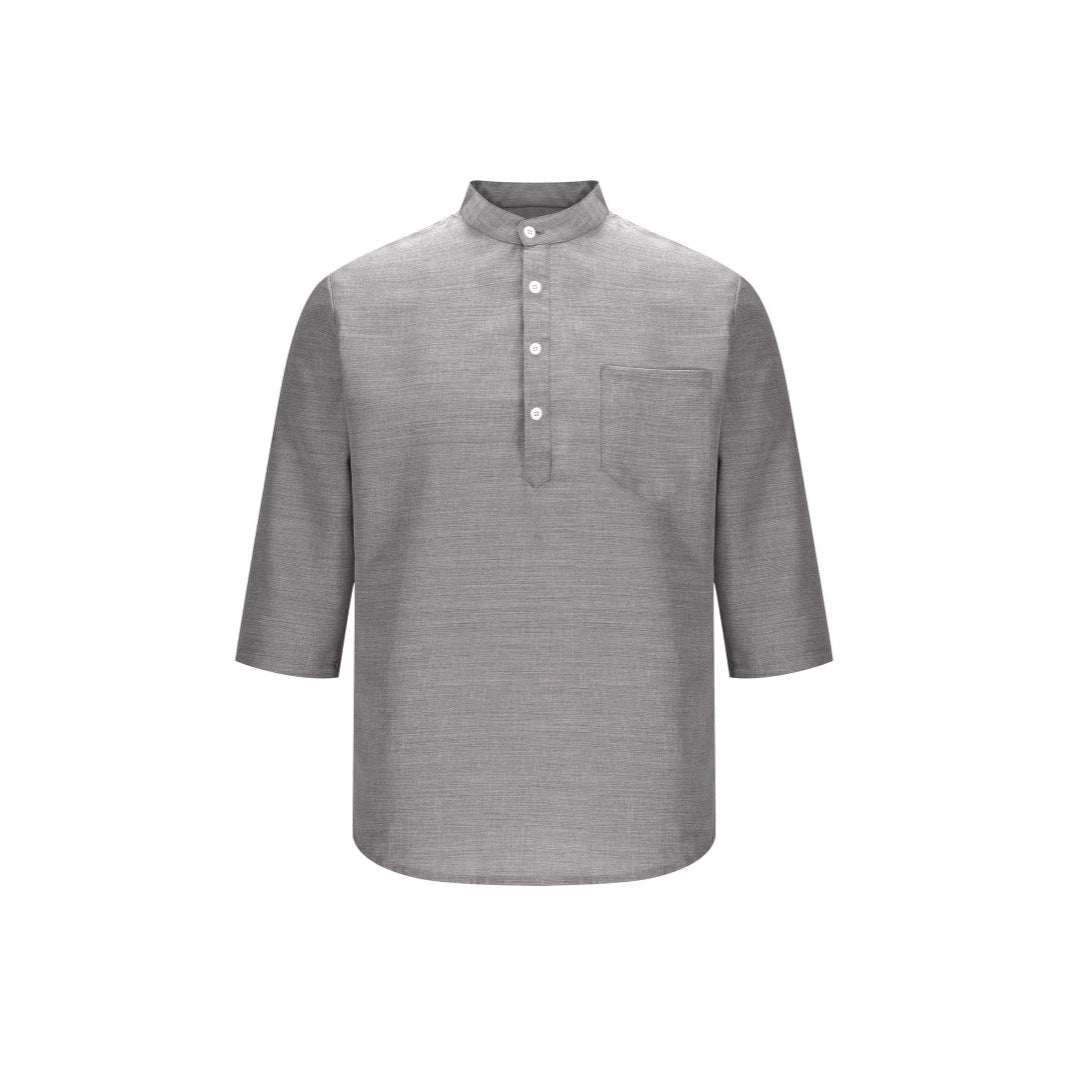 Chemise à carreaux mi-longue pour femme au style élégant Chic und Stil