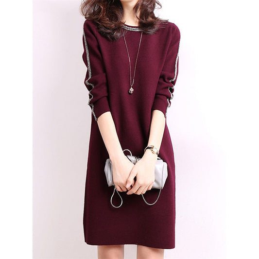 Robe pull décontractée élégante pour femmes Chic und Stil