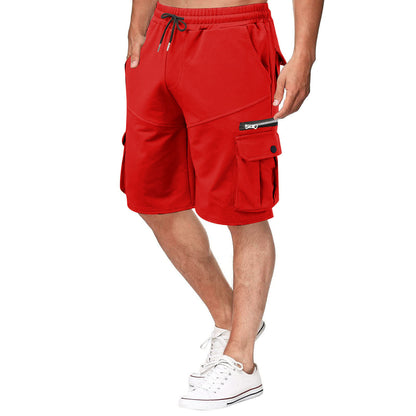 Shorts cargo multifonctionnels pour hommes avec fermeture éclair et poches pratiques Chic und Stil