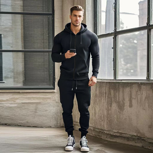 Survêtement de sport pour hommes avec poches zippées fonctionnelles Chic und Stil