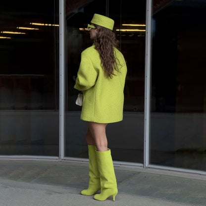 Dames Blazer Oversized en matériau structuré Chic und Stil