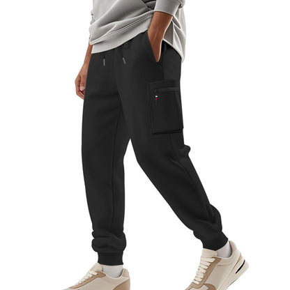 Pantalon d'entraînement cargo pour homme avec taille élastique et poches pratiques Chic und Stil