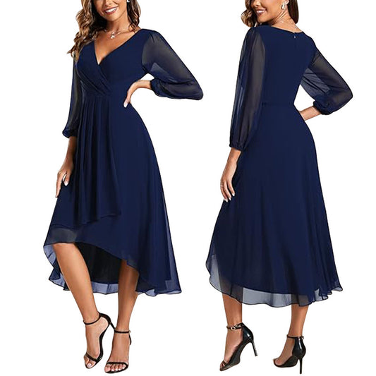Robe chiffon femme Haute-Basse Chic und Stil