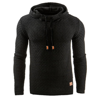 Sweat à capuche pour hommes au design structuré moderne Chic und Stil