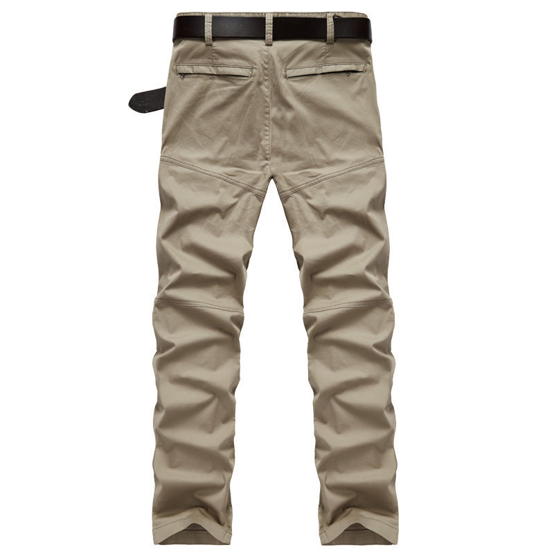 Multifunctional cargo pants for men with sturdy fabric and multiple zipped pockets Chic and Style
