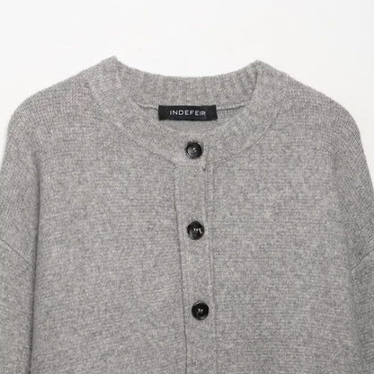Cardigan en tricot décontracté pour femmes avec détails en bouton Chic und Stil