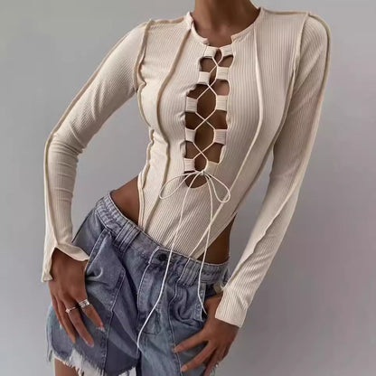 Body à manches longues stylé pour femmes Chic und Stil
