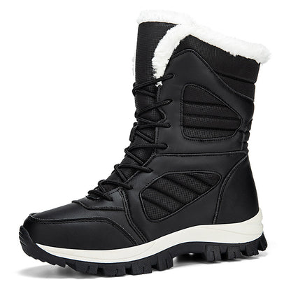 Bottes d'hiver chaudes pour femmes avec semelle en caoutchouc antidérapante Chic und Stil