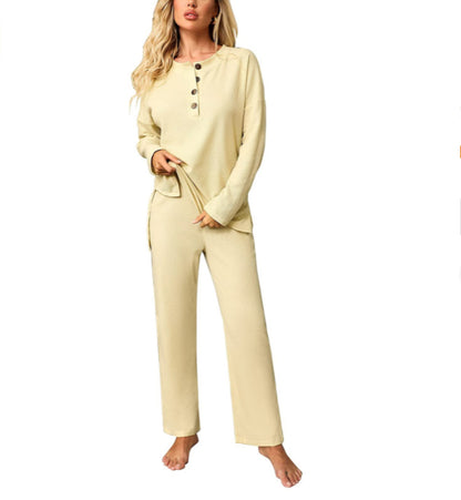 Casual set for women with structured top and wide pants Chic and Style