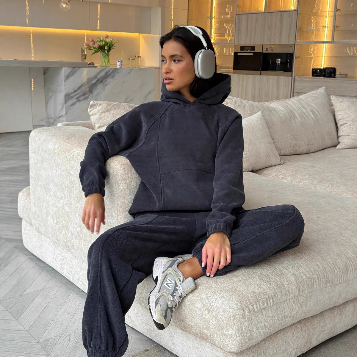 Dames Cozy Sweatset Chic und Stil