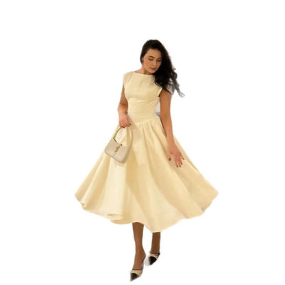 Robes Midi Élégantes pour Femmes avec Jupe Flottante Chic & Stil