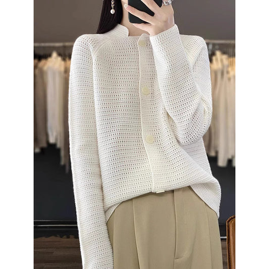 Gilet en tricot à boutons pour femmes Chic und Stil