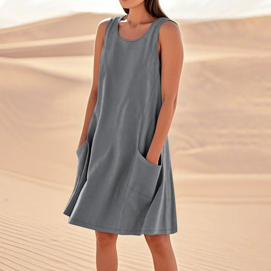 Robe shift sans manches Chic und Stil pour femmes