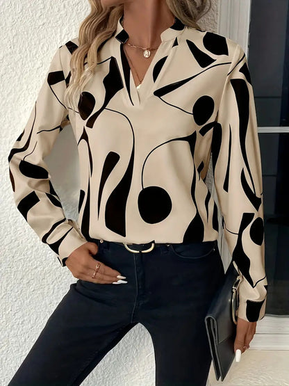 Blouse haute couture pour femmes avec motif moderne Chic und Stil
