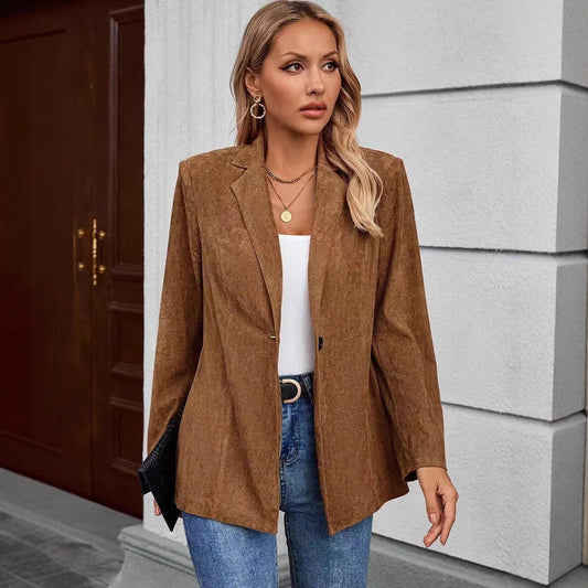 Blazer élégant et structuré pour dames avec poches latérales Chic und Stil