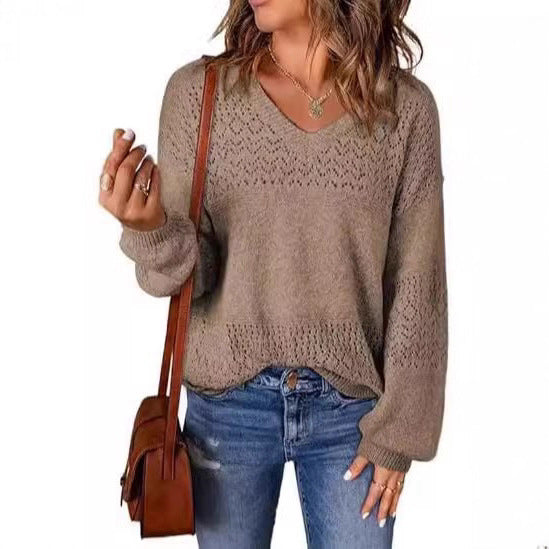 Pull en tricot aérien pour femmes Chic und Stil