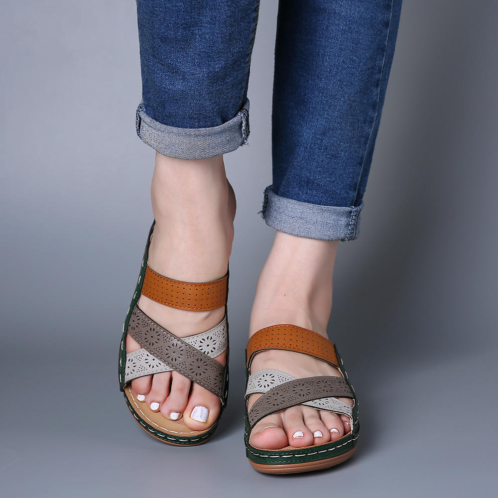 Sandales confortables pour femmes avec coupe tendance et brides ajustables Chic und Stil