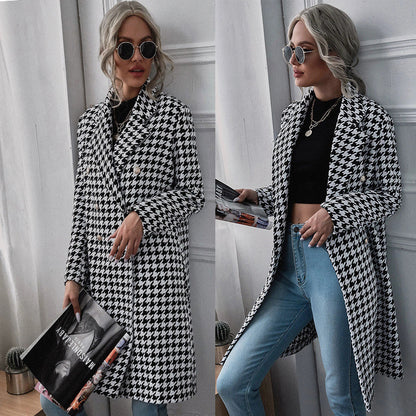 Blazer oversize pour femmes dans un design exclusif en pied-de-poule Chic und Stil