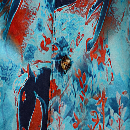 Chemise pour hommes à manches courtes avec un motif de cheval saisissant et en coton léger Chic und Stil