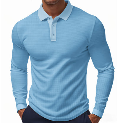 Men's Long Sleeve Polo Chic and Style