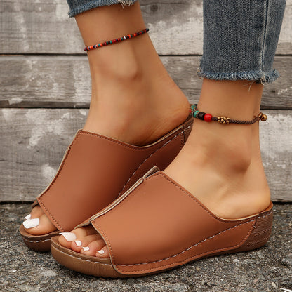 Mode dames haute confort pantoufles Chic und Stil