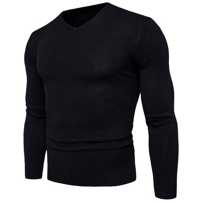 Pull homme en V de haute qualité en coton Chic und Stil