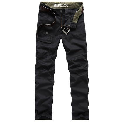 Robust men's multi-pocket work pants Chic and Style