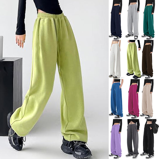 Chill wide pants for women with adjustable waist and practical pockets Chic and Style