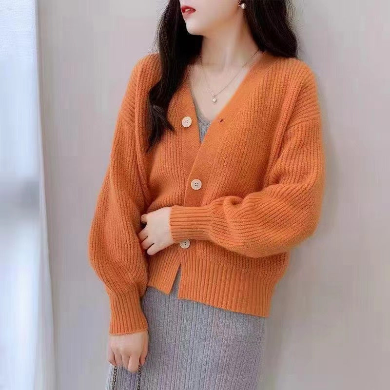 Femmes Pull-over confortable avec des manches larges et un design côtelé discret Chic und Stil