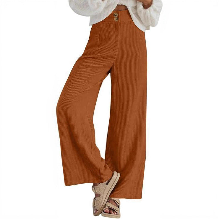 Wide corduroy pants for women Chic and Style
