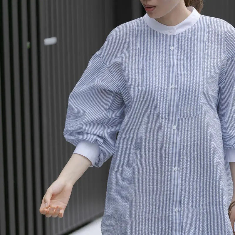 Chemise surdimensionnée à rayures pour femmes Chic und Stil