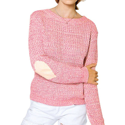 Pull féminin avec des applications en forme de cœur et coupe décontractée Chic und Stil