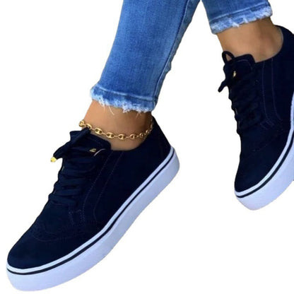 Baskets pour femmes avec dessus en textile à la mode et semelle amortissante Chic und Stil