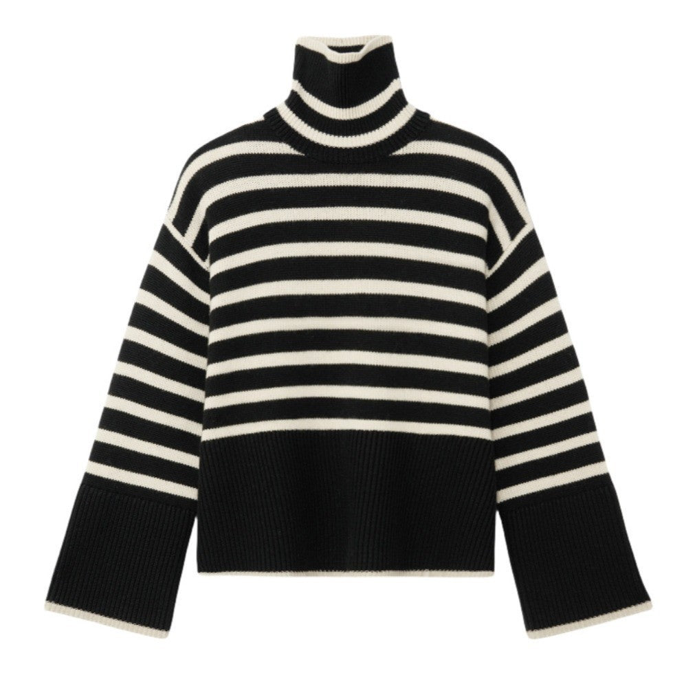 Pullover for women with turtleneck and wide sleeves Chic and Style