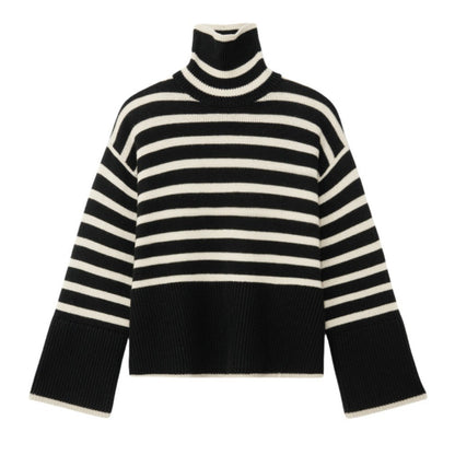 Pullover for women with turtleneck and wide sleeves Chic and Style