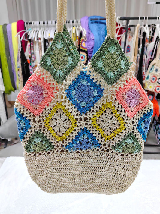 Sacs à main bohémiens en crochet pour femmes Chic und Stil